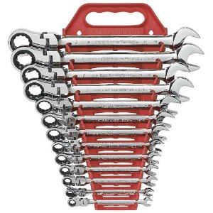 GearWrench 13 Piece Flex-Head Combination Ratcheting Wrench